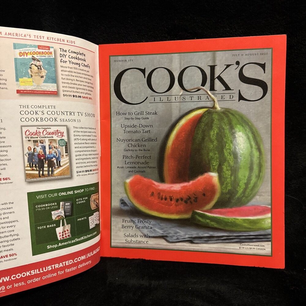 Cooks Illustrated July August 2021 Magazine Best Purchasing & Storage Practices